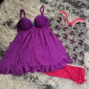 Pout Purple and Pink Intimates Set